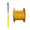 Gele Strakke Als buffer opgetreden voor Vezelkabel, GJFJV-de Kabel Binnensm van de Vezeldoorbraak MM. 0.9mm