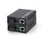 Zwarte Ethernet-Vezelmedia Convertor 10/100/1000M Enige Vezel Enige Wijze 20km